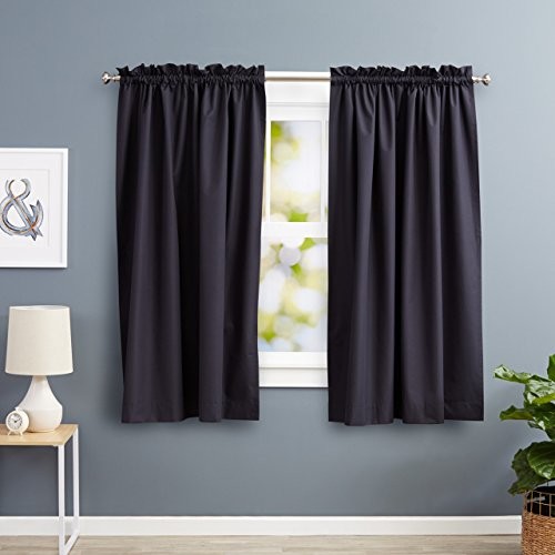 AmazonBasics Blackout Curtain - zasłona, czarny, 117x137 cm TEx-blackout-46''x54''