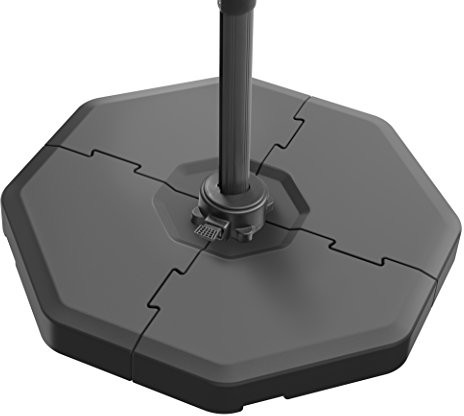 Schneider -bez pogorszenia jakości parasol słoneczny akcesoria wyjmowane płytki do świateł drogowych bez pogorszenia jakości (zestaw szt), antracyt, 110 x 110 x 12 cm (312-15)