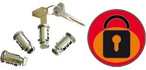 Green Valley Aurilis Original 4 bębenki zamka + 2 kluczyki AUR156002