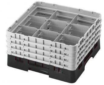 Cambro Kosz na kieliszki i szklanki 9 przegród; 9cm 9S318