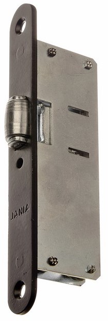 Jania Zamek wpuszczany wąski krótki rolkowy ZR-1 5 czarny