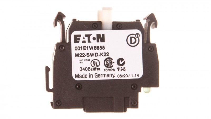 Eaton Styk pomocniczy 2Z 2R montaż czołowy SmartWire-DT M22-SWD-K22 11596 115965