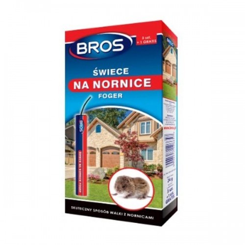 Bros Świece na nornice 3szt marki 1359