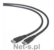 Gembird kabel DISPLAYPORT V1.2 M/M 1,8M GOLD 4K Czarny (CC-DP2-6)