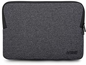 Urban Factory Urban Factory etui ochronne na Macbooka - pianka z pamięcią model 40 cm Air / Pro ultramiękka flanela wewnętrzna amortyzująca design odwrócone zamknięcie ekstremalna trwałość (czarny onyks) MSM30UF