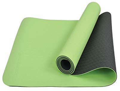 Schildkröt Fitness Fitness mata do jogi dla dorosłych, 4 mm, BICOLOR, limonka, rozmiar uniwersalny