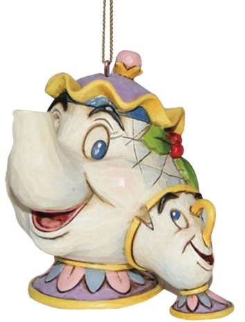 Disney Traditions ozdoba z motywem z filmu Piękna i Bestia A21431