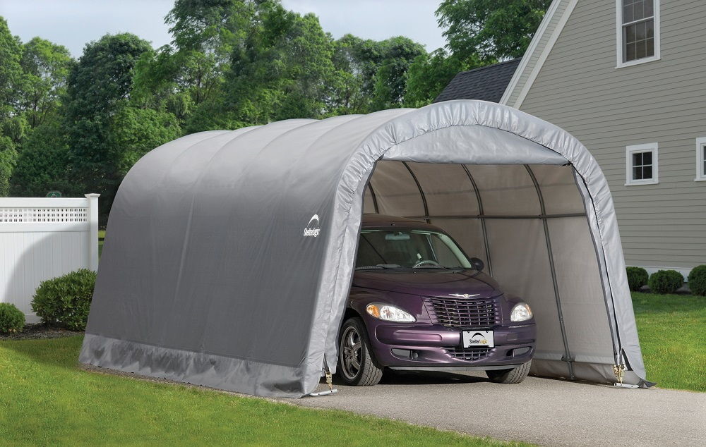 ShelterLogic Namiot garażowy ShelterLogic 3,7 x 6,1 m szary SHL62780_12x20x8