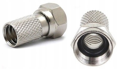 Opinie o Wtyk F Z Uszczelką Na Kabel Koncentryczny 6,8mm