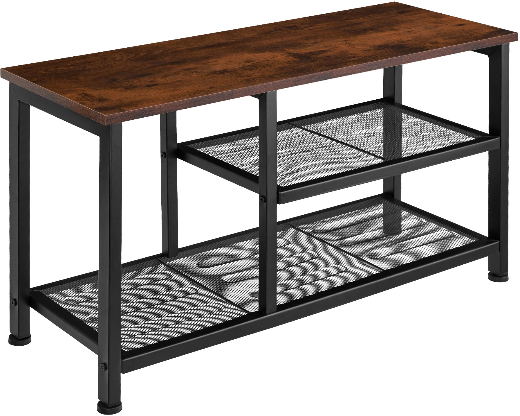 tectake Regał na buty Taunton - industrialny ciemny 404281