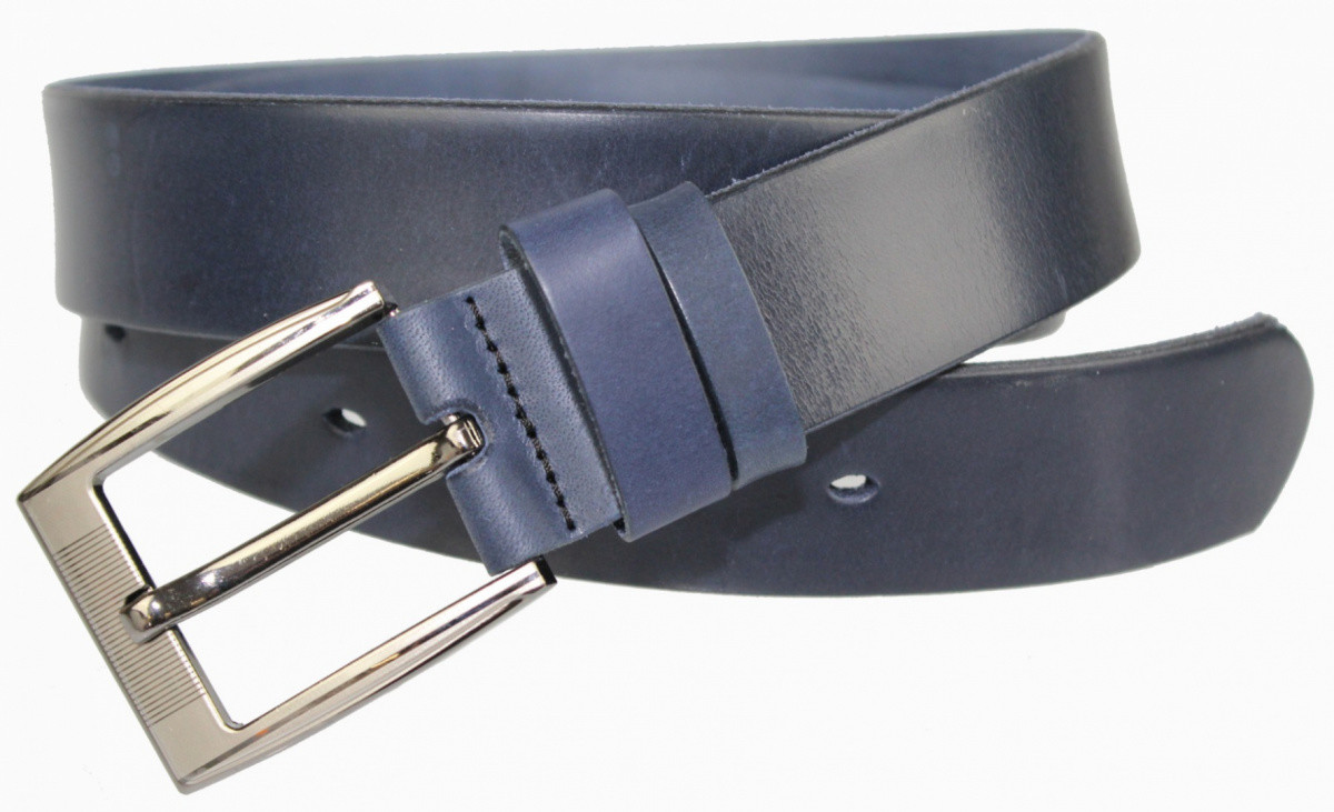 Arucce (PL) Pasek Skórzany ARUCCE (PL) Skóra Licowa EXTRA 40 mm GRANATOWY