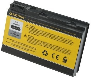 Acer PATONA bateria do laptopa EXTENSA 5220/5620 4400mAh Li Ion 11,1V PT2133