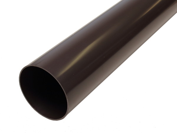 Gamrat Rura spustowa Pvc-u 110mm ciemny brąz