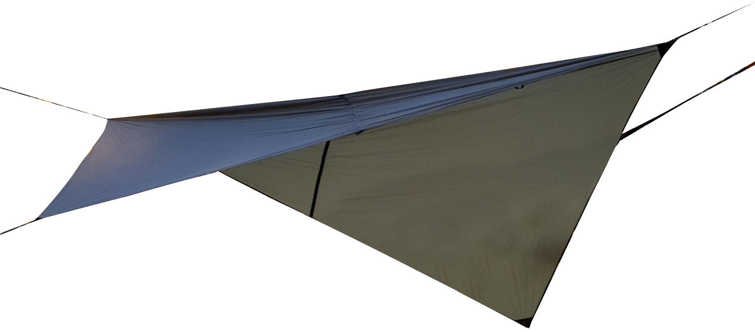 Bushmen Płachta biwakowa Ultralight 3x2 Dark Olive (BU 1ULTARP 3X2 DO) BU 1ULTARP 3X2 DO