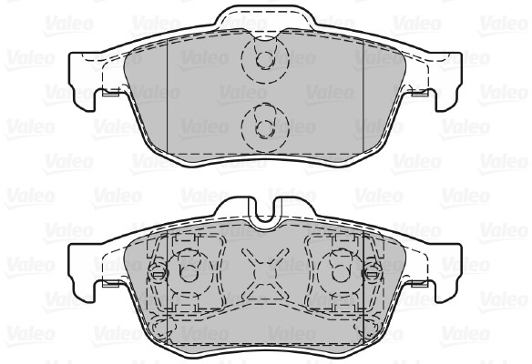 VALEO klocki hamulcowe 601292 601292