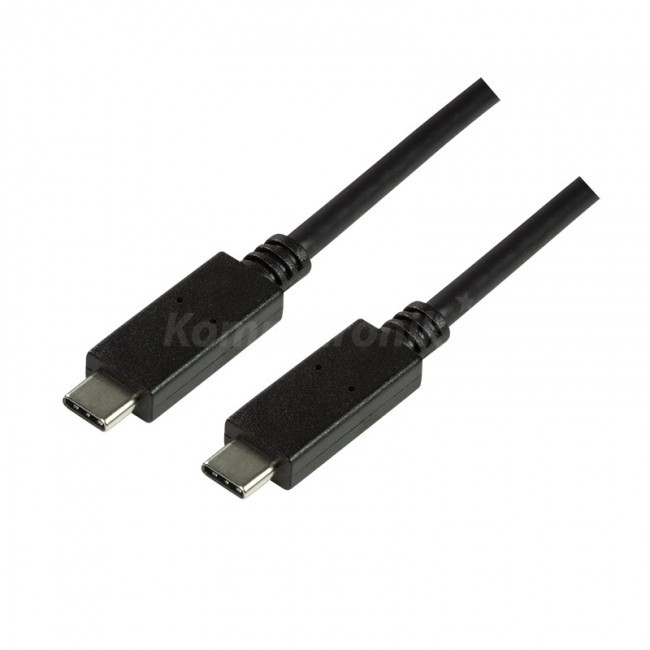 LogiLink USB-C 0.5m czarny CU0128