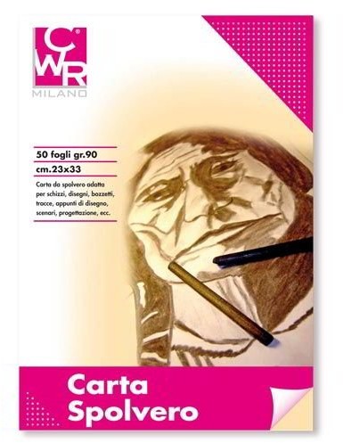 CWR CARTA spolvero  33 x 50 cm 90 G/MQ 50 fogli 1033 1033