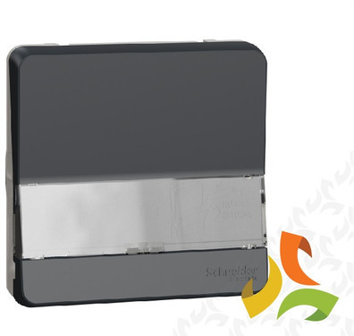 Schneider Electric MUREVA STYL Mechanizm przycisku z polem opisowym IP55 antracyt MUR34029 MUR34029/SCH