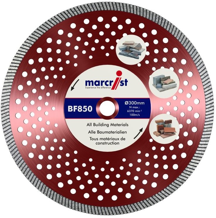MARCRIST Tarcza diamentowa do ciecia precyzyjnego BF850 SILENTMAX 230mm 1202.0230.22