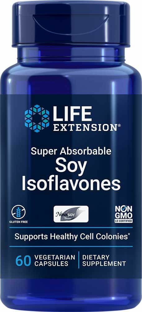 Life Extension Super przyswajalne izoflawony sojowe, 60 kaps. 01649