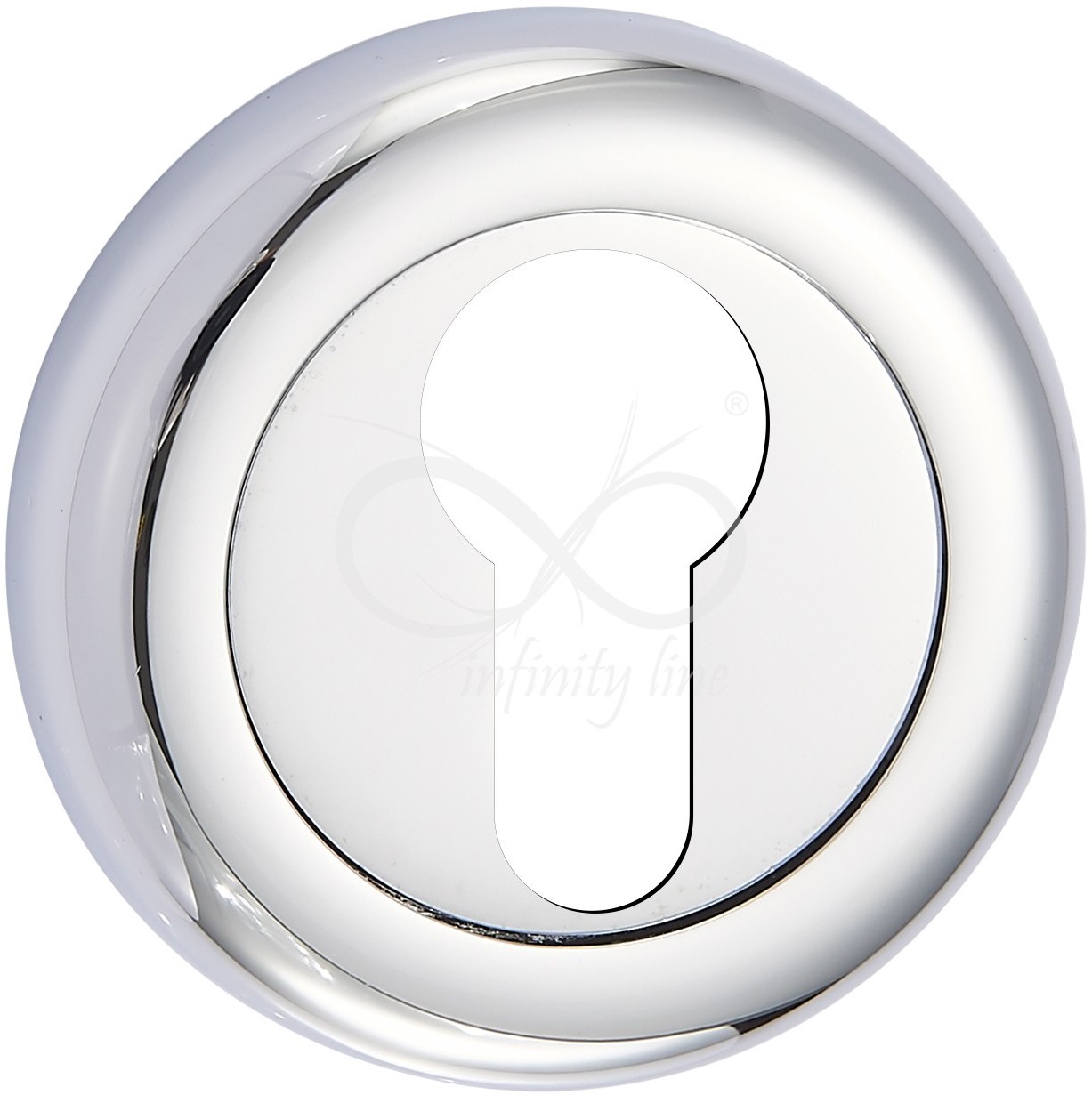 Infinity Line ROZETA OKRĄGŁA WKŁADKA KOLOR CHROM RCO 702 RCO 702