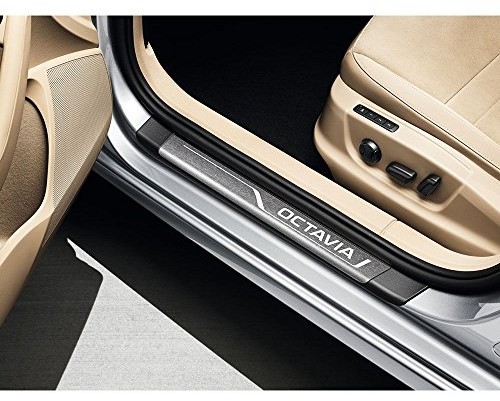 Skoda Skoda 5E0071303 A Listwy wejściowe zestaw ze stali nierdzewnej Przednie/tylne drzwi Szyny boczne 5E0071303A