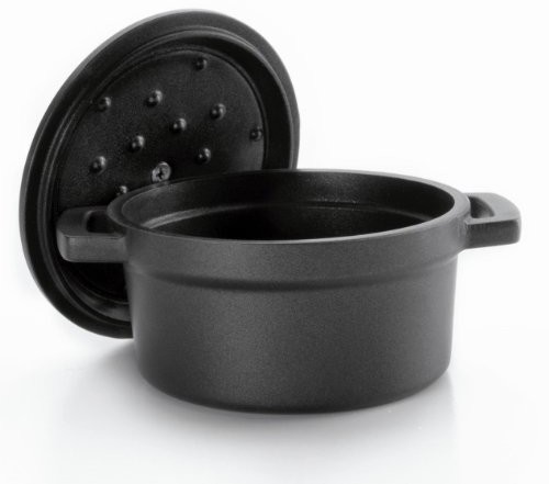 Lacor 25915 Czarny garnek do smażenia 14 cm, odlewania aluminium 25915