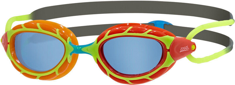 Zoggs Predator Gogle Dzieci, orange red/ grey green/tint 2021 Okulary do pływania 313869-GNRDTBL
