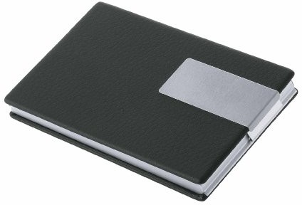 Wedo Wizytownik  2056601(Good Deal na wizytówki 90 X 57 m) kolor czarny/srebrny 2056601