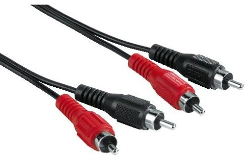 Hama Audio-kabel 2 cinch-Stecker  2 wtyczka cinch 10 m czarny 00043328