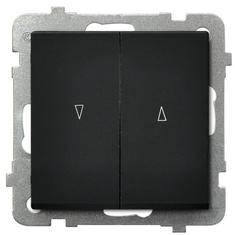 Ospel Łącznik żaluzjowy z blokadą mechaniczną Czarny metalik - ŁP-7RB/m/33 Sonata