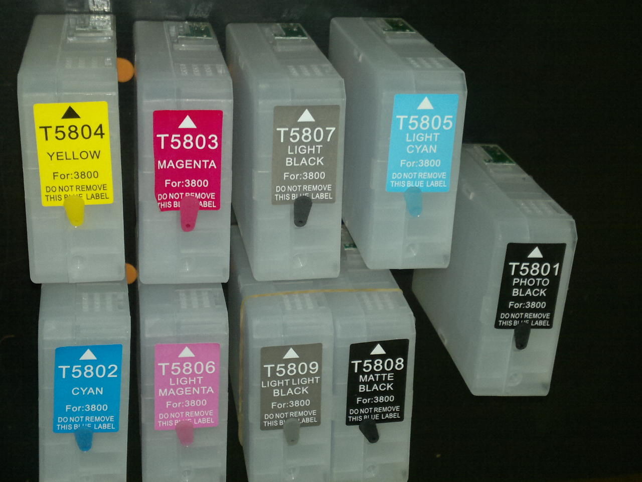 Kartridże napełnialne Epson PRO 3800 catalog96556