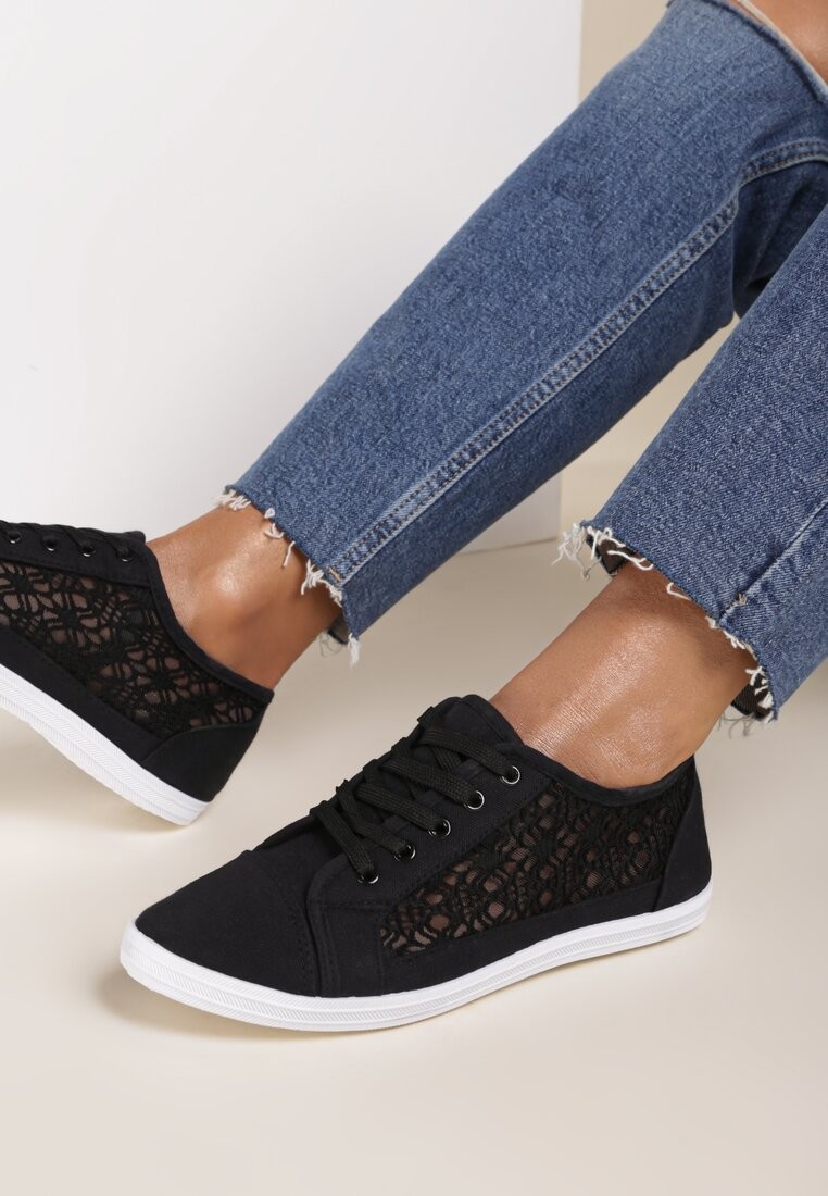 Czarne Tenisówki Alethaeia