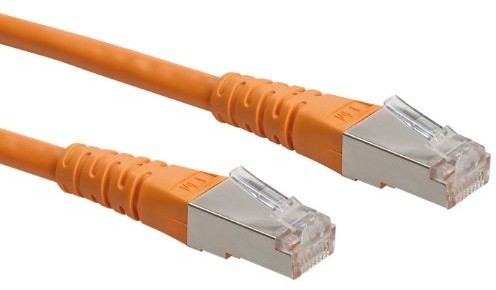 Rotronic ROLINE S/FTP Patch cable, pomarańczowy, pomarańczowy 7611990124022