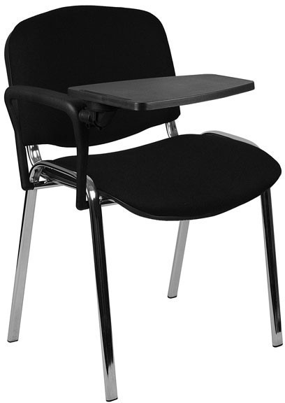 Nowy Styl Krzesło konferencyjne stelaż chrom z pulpitem ISO
