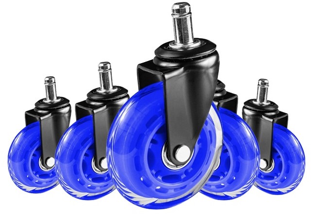 ARTNICO Kółka kauczukowe do foteli fi11 5 szt blue 130419