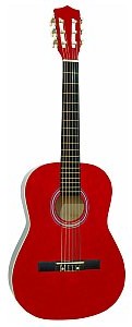 Dimavery AC-303 classical guitar 3/4, red, gitara klasyczna 26242033