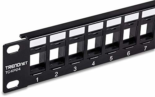 Trendnet TC-KP24 - panel krosowy (blacha ślepa) - montowany w szafie - 1U - 48,3 cm (19