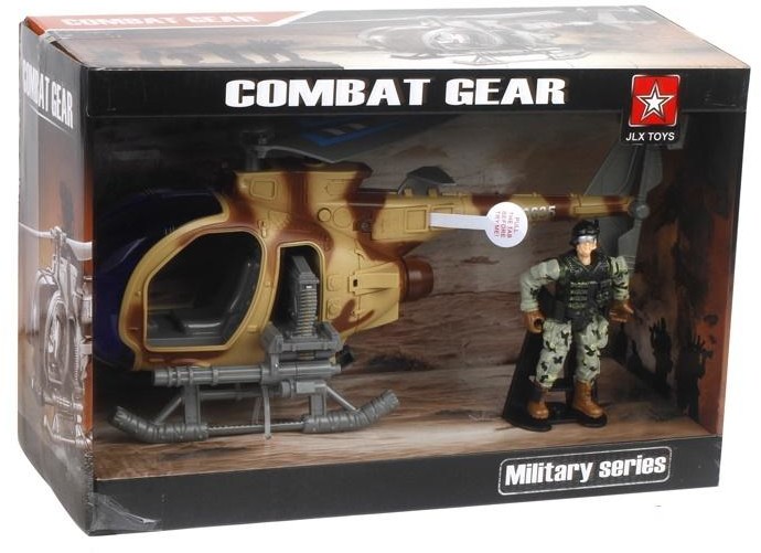 ICOM Helikopter ze światłem i dźwiękiem + żołnierz
