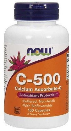 Now Foods Foods FOODS C-500 Calcium Ascorbate-C 100 kaps. NW567