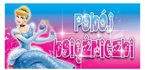 Tabliczka POKÓJ KSIĘŻNICZKI