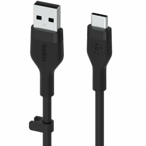 Belkin Kabel Boost Charge Flex Silicone MFi USB-A do USB-C 3m, czarny CAB008bt3MBK