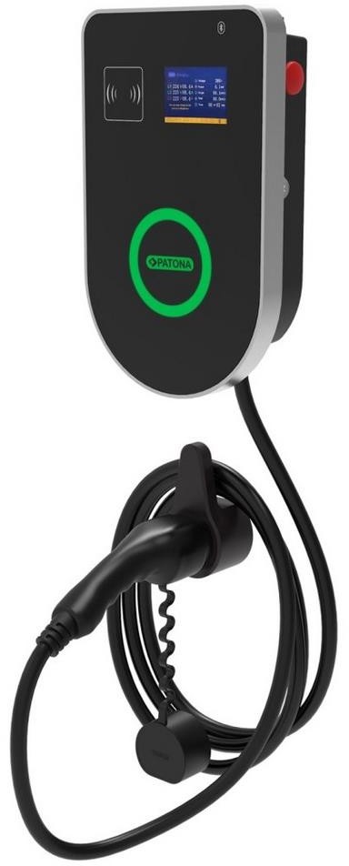 PATONA PATONA - Stacja ładująca z wyświetlaczem LCD do samochodów elektrycznych 11kW/400V/16A IP54