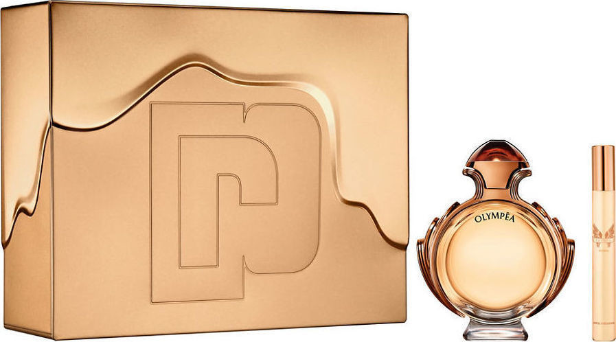 Paco Rabanne Olympea Intense, Zestaw podarunkowy, woda perfumowana 80ml + woda perfumowana 10ml