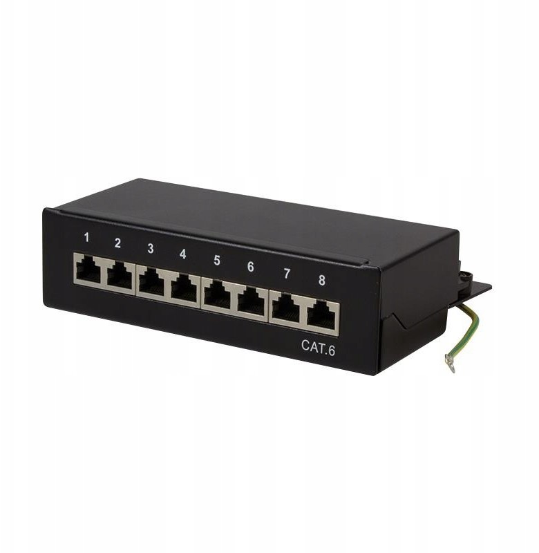 LogiLink Patch panel stacjonarny NP0017B 8x RJ45