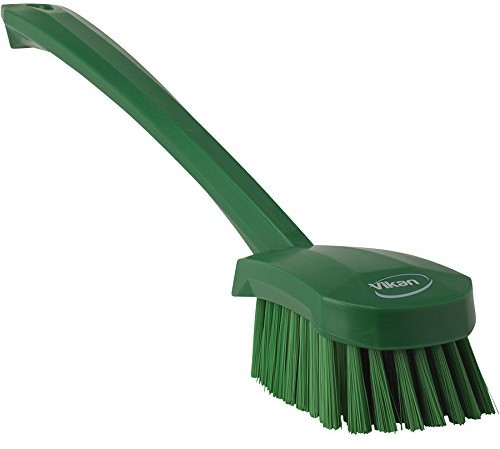 Vikan vikan 41822 miękka szczotka do spłukiwania z długą rączką, zielony 41822
