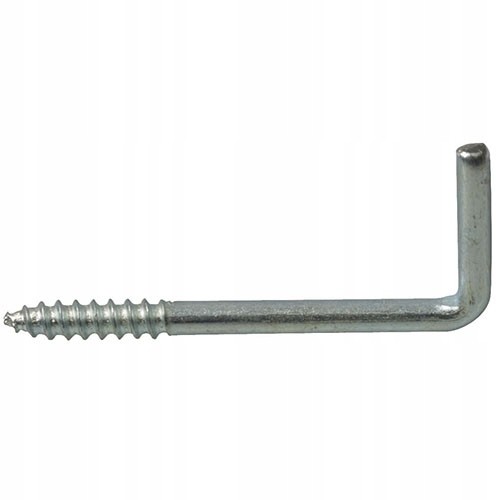 Hak Haczyk Prosty Wkręcany 3x35mm Cynkowany 26szt