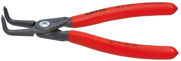 Knipex PRECYZYJNE SZCZYPCE DO PIERŚCIENI WEW.WYGIĘTE 210MM KN 48 21 J31
