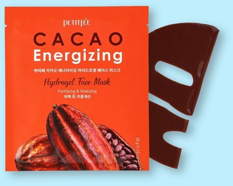 PETITFEE Koelf Koelf Cacao Energizing Hydrogel Face Mask - 30 g / 1 szt 2101622