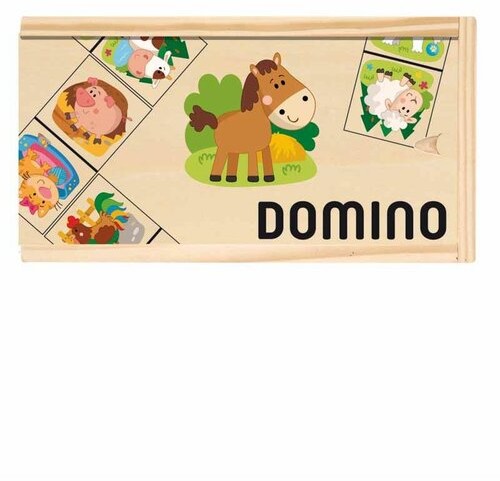 Woodyland Domino Zwierzęta domowe, 19 x 10 x 5 cm